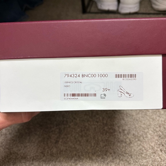 Gucci slingback horsebit black patent leather pumps 9.5 39.5 - Picture 7 of 8